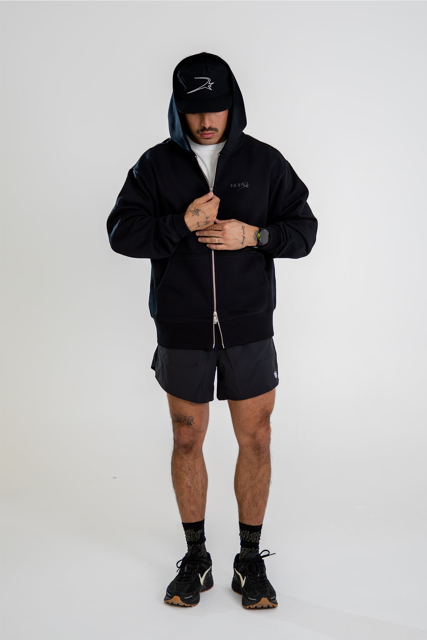Static Zip-Up Hoodie